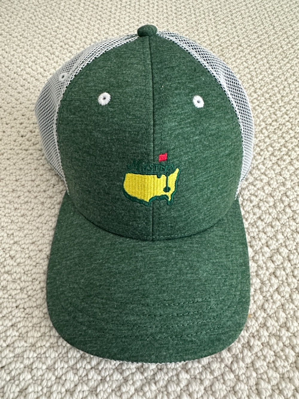 Authentic Masters Green Mesh-Back Golf Cap